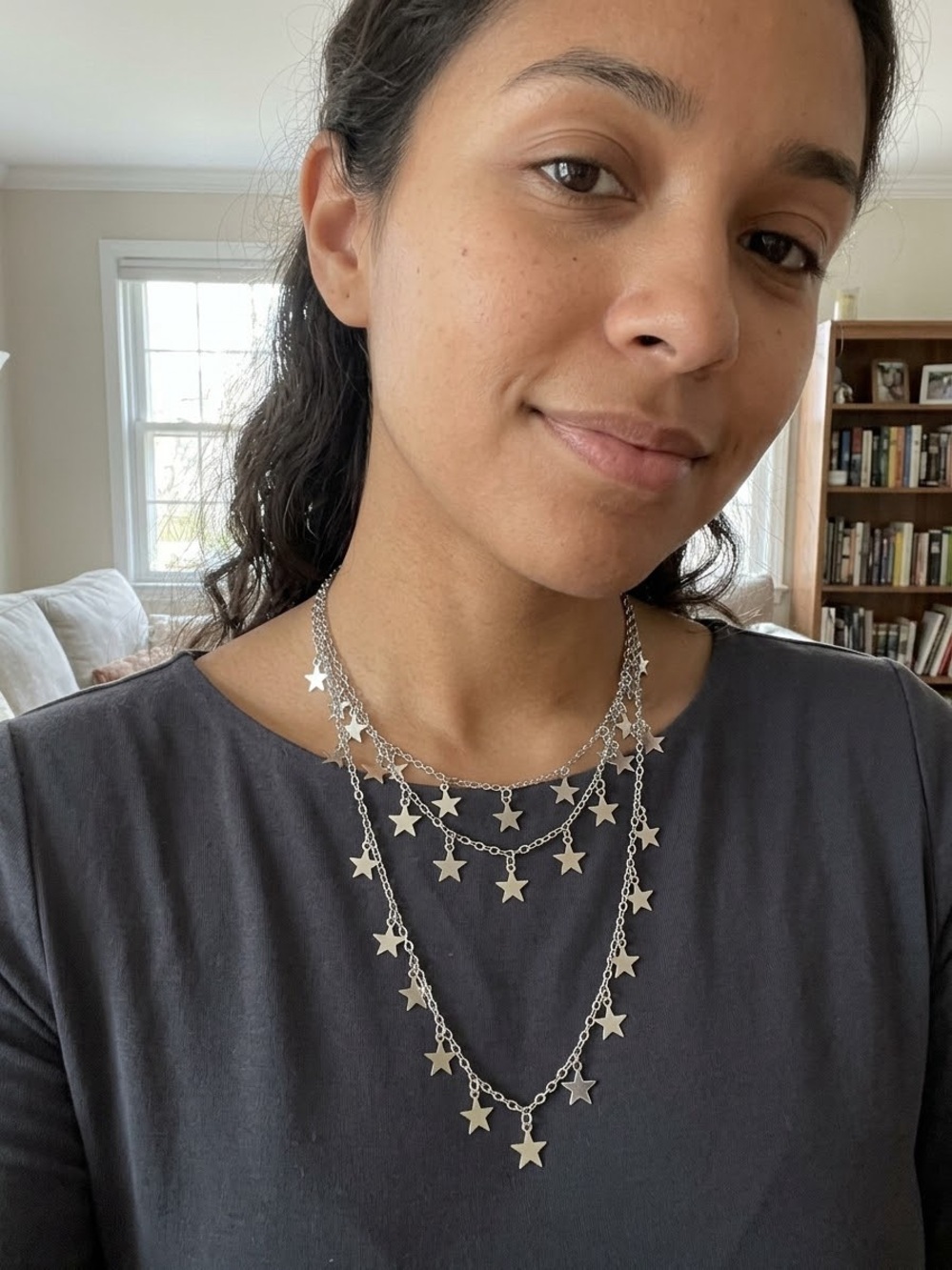 Silver Star Multi-Layer Necklace - Women’s Jewelry